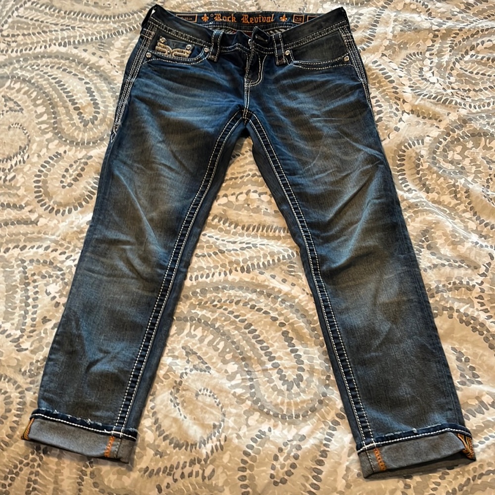 Rock Revival crop jeans